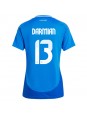 Billige Italia Matteo Darmian #13 Hjemmedrakt Dame EM 2024 Kortermet